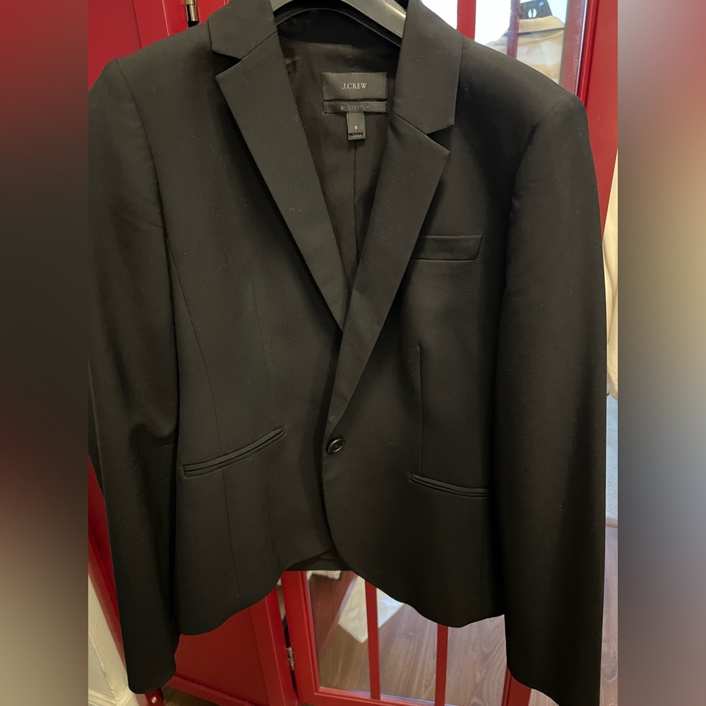 Jcrew black fitted jacket